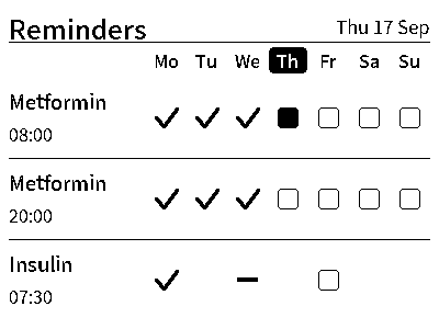 Reminders